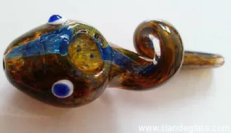 China Delicate Handmade Borosilicate Glass smoking pipe Glass hammer pipes Glass tobacco p023 supplier